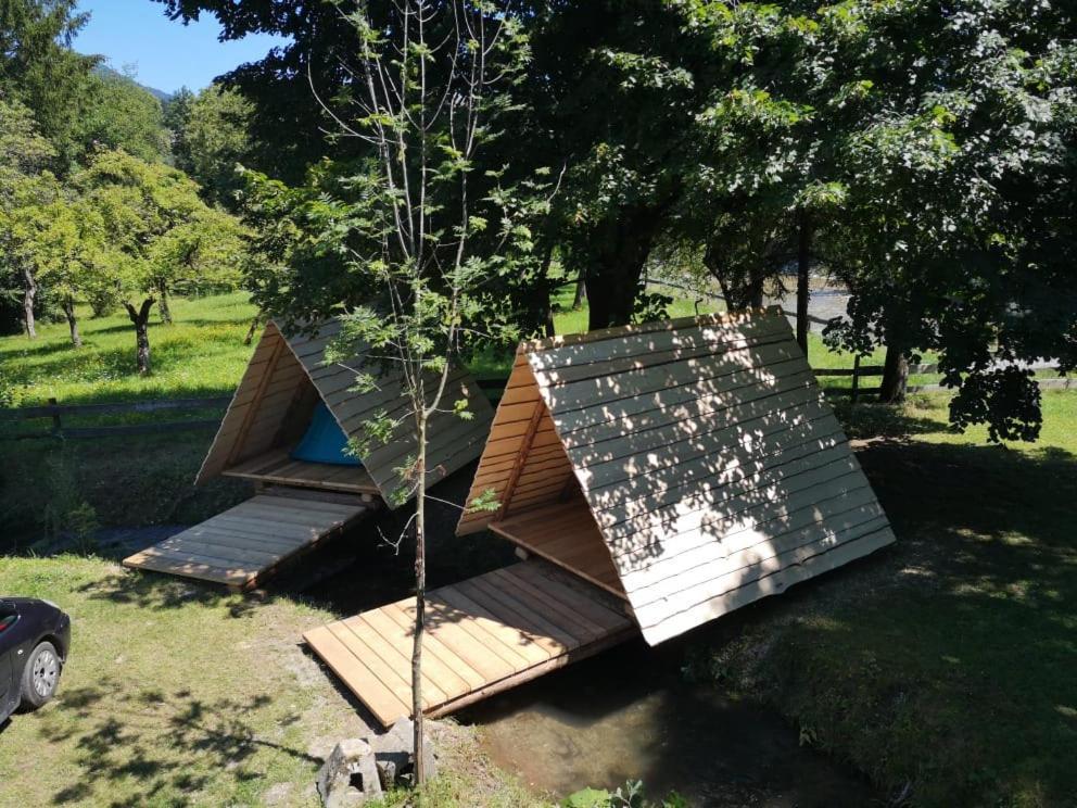 Отель Kamp Na Otoku - Ljubno Ob Savinji Экстерьер фото