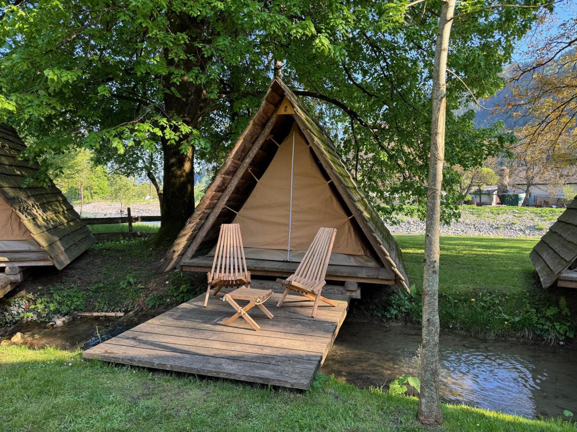 Отель Kamp Na Otoku - Ljubno Ob Savinji Экстерьер фото